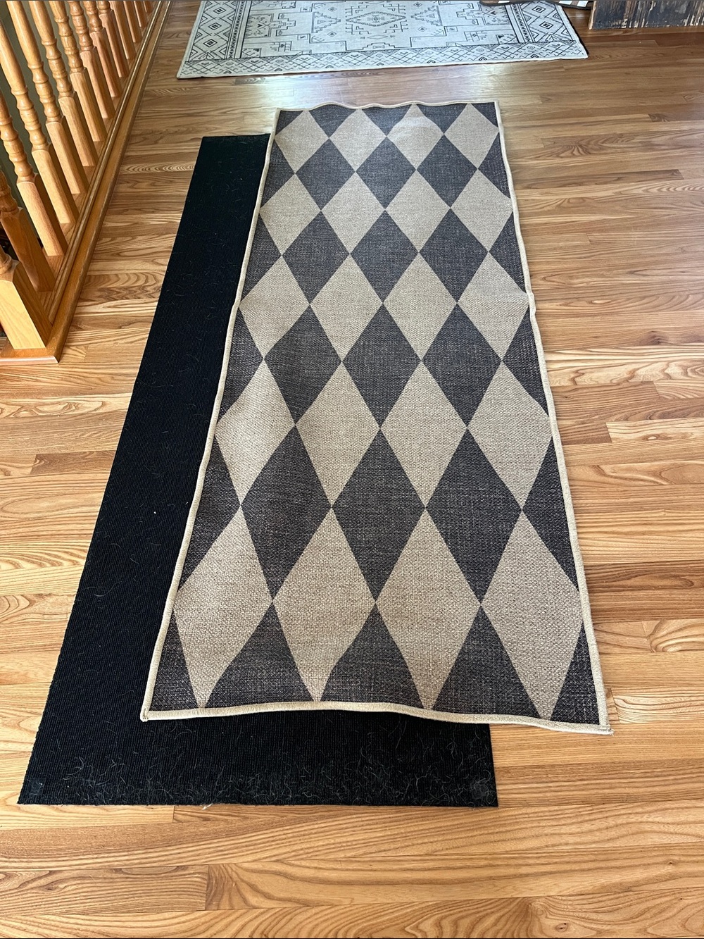Ruggable runner and pad system 2.5x7; freshly laundered, pet friendly home